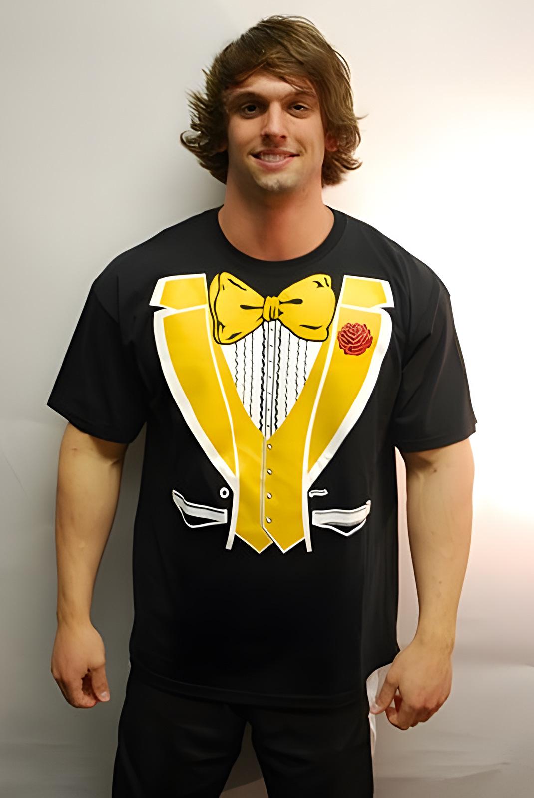 Famous Gold Metallic Tuxedo T-Shirt